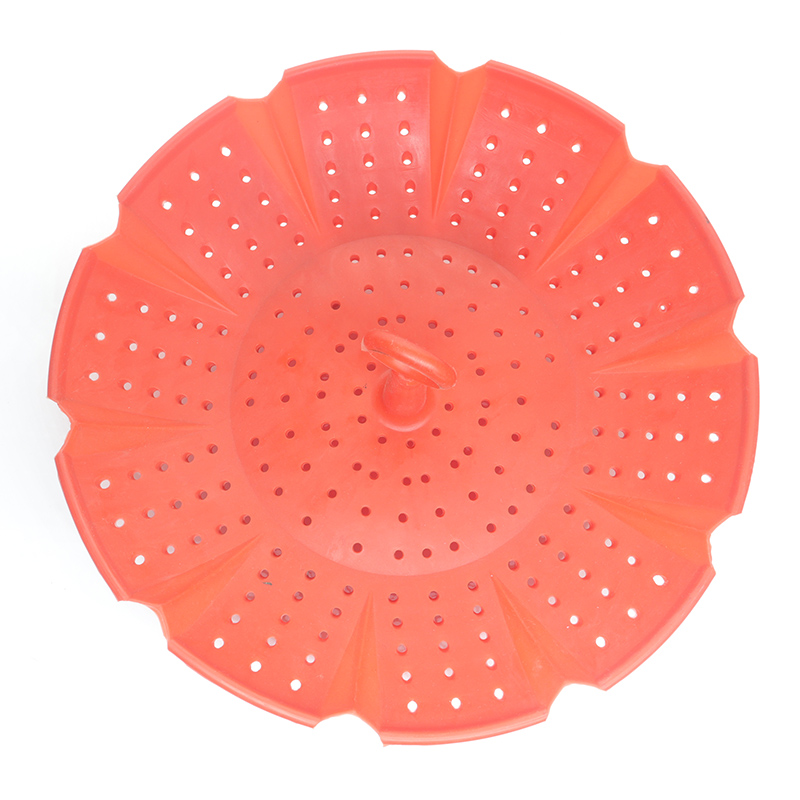 硅膠鏤空水果過水籃，家用客廳硅膠收納籃