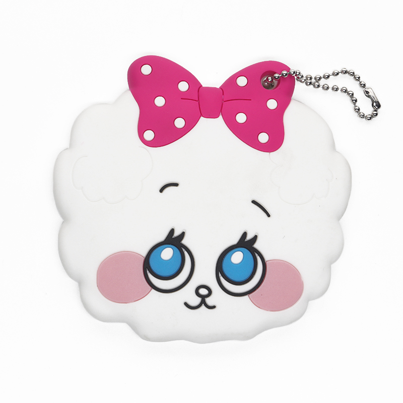 便攜鏡子硅膠套，可愛(ài)小羊鏡子保護(hù)套_硅膠套