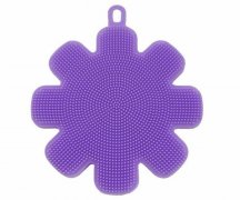 多功能硅膠餐盤刷，花型硅膠廚具刷_硅膠刷