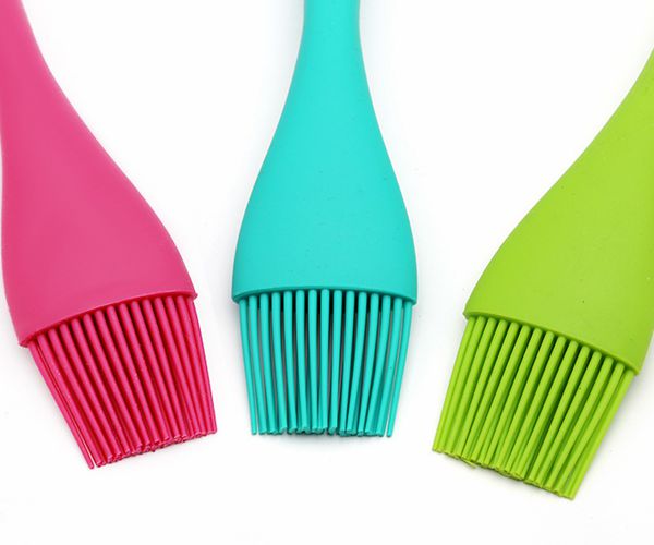 食品用硅膠燒烤刷，一體式調(diào)料油刷毛