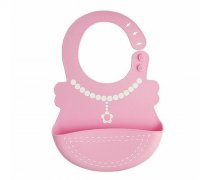 寶寶防水硅膠圍兜，嬰兒吃飯口水巾罩衣