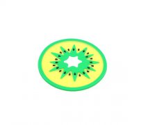 居家硅膠水杯墊子，水果切面設計杯墊